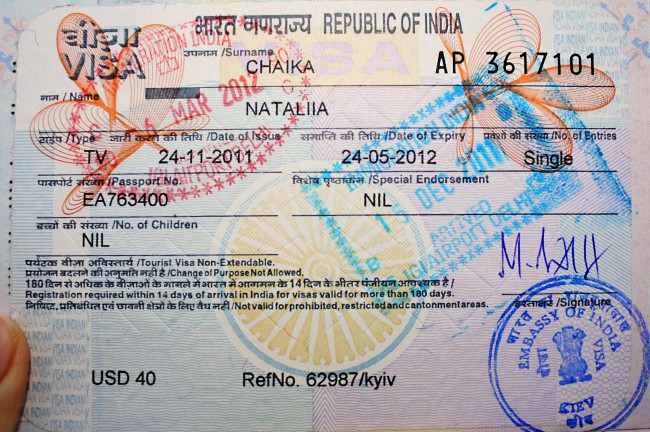 Как получить визу в Индию – подробная инструкция с фото