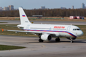 Прекращена продажа билетов на рейсы авиакомпании 'Россия', связывающие Санкт-Петербург и Киев