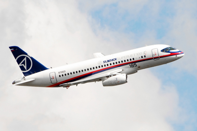 Российские авиастроители выпустили юбилейный лайнер SSJ-100