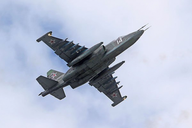 В Сирии сбит российский штурмовик Су-25
