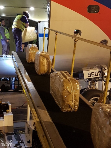 Фотофакт: самолёт СЛО "Россия" использовался для перевозки кокаина