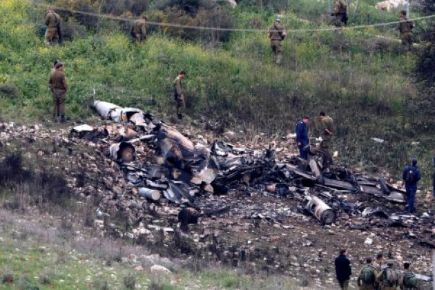 Израильский истребитель сбит в Сирии из-за ошибки экипажа