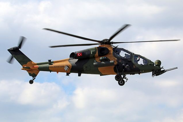 В Сирии сбит турецкий военный вертолёт