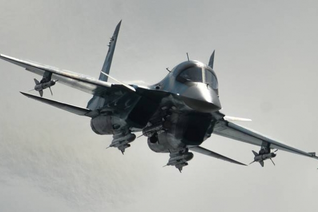Российские самолёты ровняют позиции террористов в Сирии