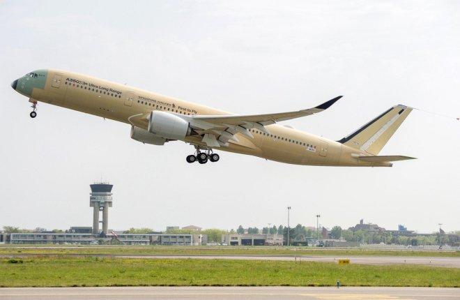 Начались летные испытания Airbus A350-900 увеличенной дальности