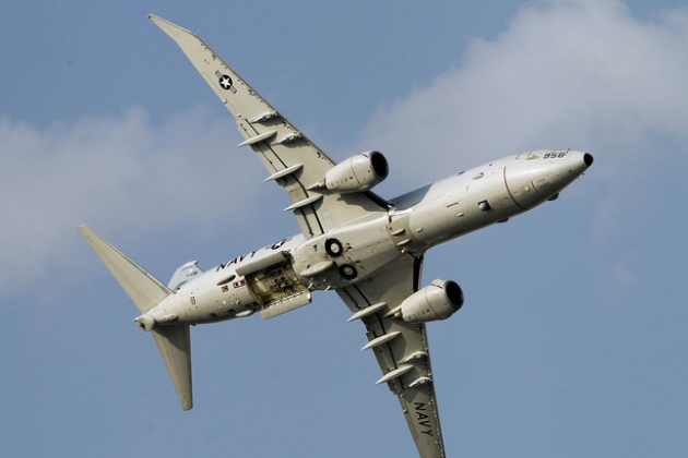 Самолёт-разведчик ВМС США собирает данные о российских базах в Сирии