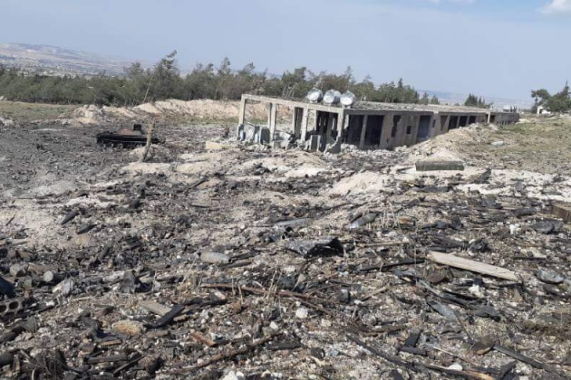 Израильские истребители до основания уничтожили сирийскую базу