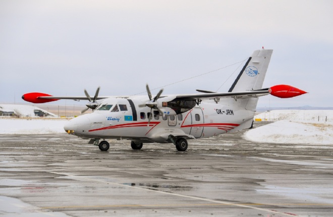 ФОТО: Казахстанская авиакомпания «Жетысу» получила два L-410UVP-E20