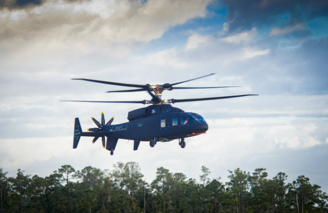 Высокоскоростной вертолет SB-1 Defiant совершил первый полет