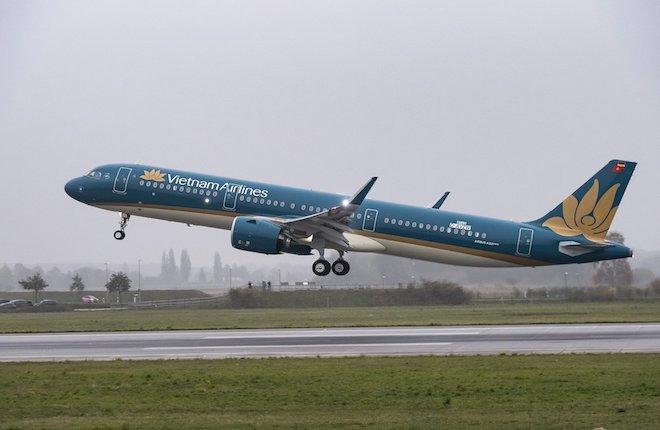 Перегоночный рейс A321neo для Vietnam Airlines закончился инцидентом