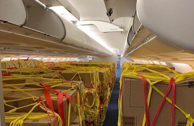 EASA отменяет грузоперевозки в салонах пассажирских самолетов