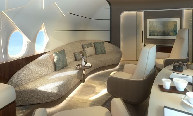 Немцы создали дизайн для супер-VIP-интерьера самолета Boeing 777-9