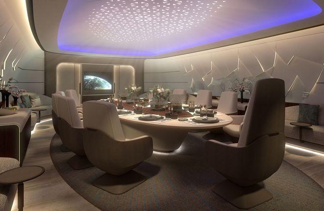 Немцы создали дизайн для супер-VIP-интерьера самолета Boeing 777-9