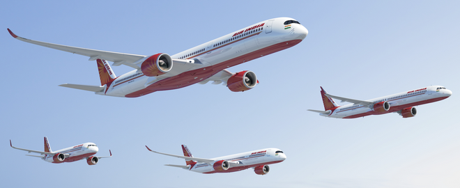 Индийский флагман подтвердил мегазаказы с Airbus и Boeing на 540 самолетов