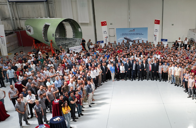 В Турции начали производить хвостовой отсек фюзеляжа самолетов Airbus