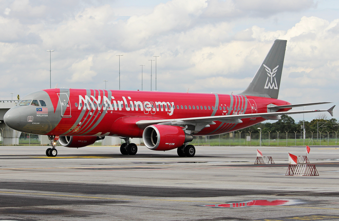 Малайзийский стартап-лоукостер MYAirline перевез миллион пассажиров за первые полгода работы
