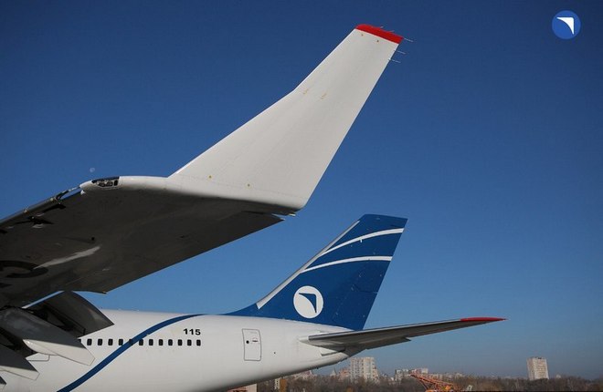 ФОТО: опытный образец самого большого российского пассажирского самолета совершил первый полет
