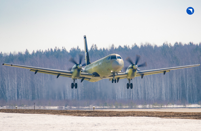 Второй опытный турбовинтовой самолет Ил-114-300 совершил первый полет